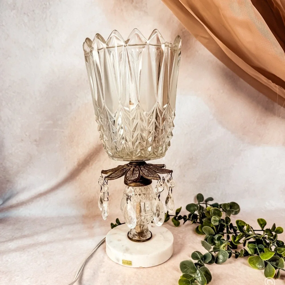 Crystal Tulip Lamp